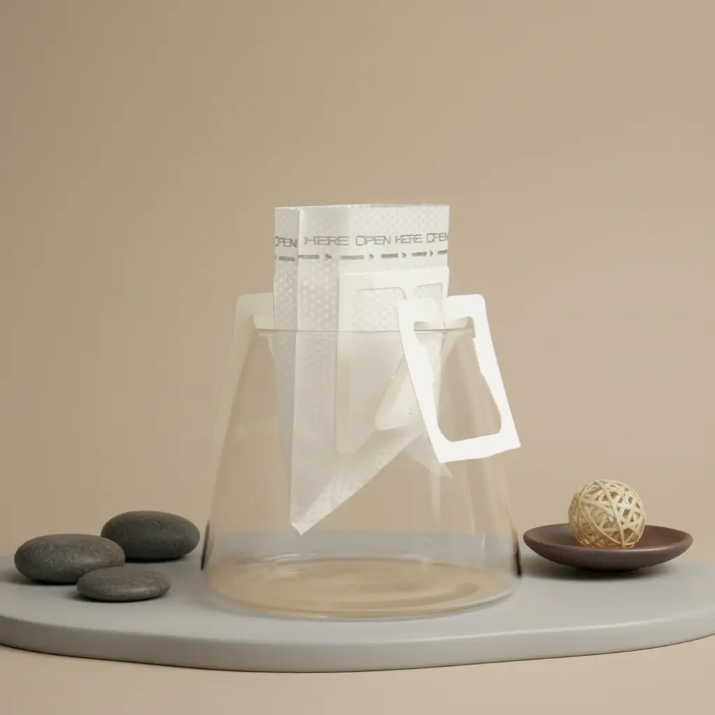 Sacchetti filtro antigoccia per caffè